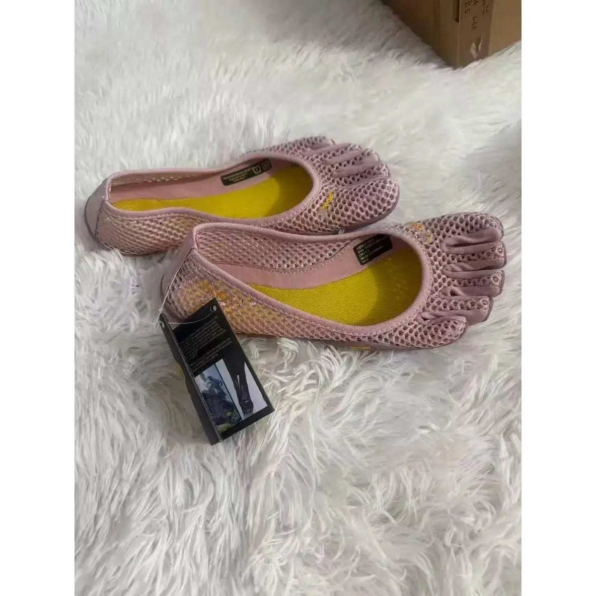 Women'S Fivefingers Yoga Shoes, Pilates Women'S Sports Fitness Dance Split-Toe Shoes