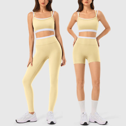 INNO MINT Women'S 2-Piece Matching Workout Set, Women'S Clothes with Seamless Yoga Leggings & Padded Sports Bra for Gym Athletic Use, Two Piece Sets