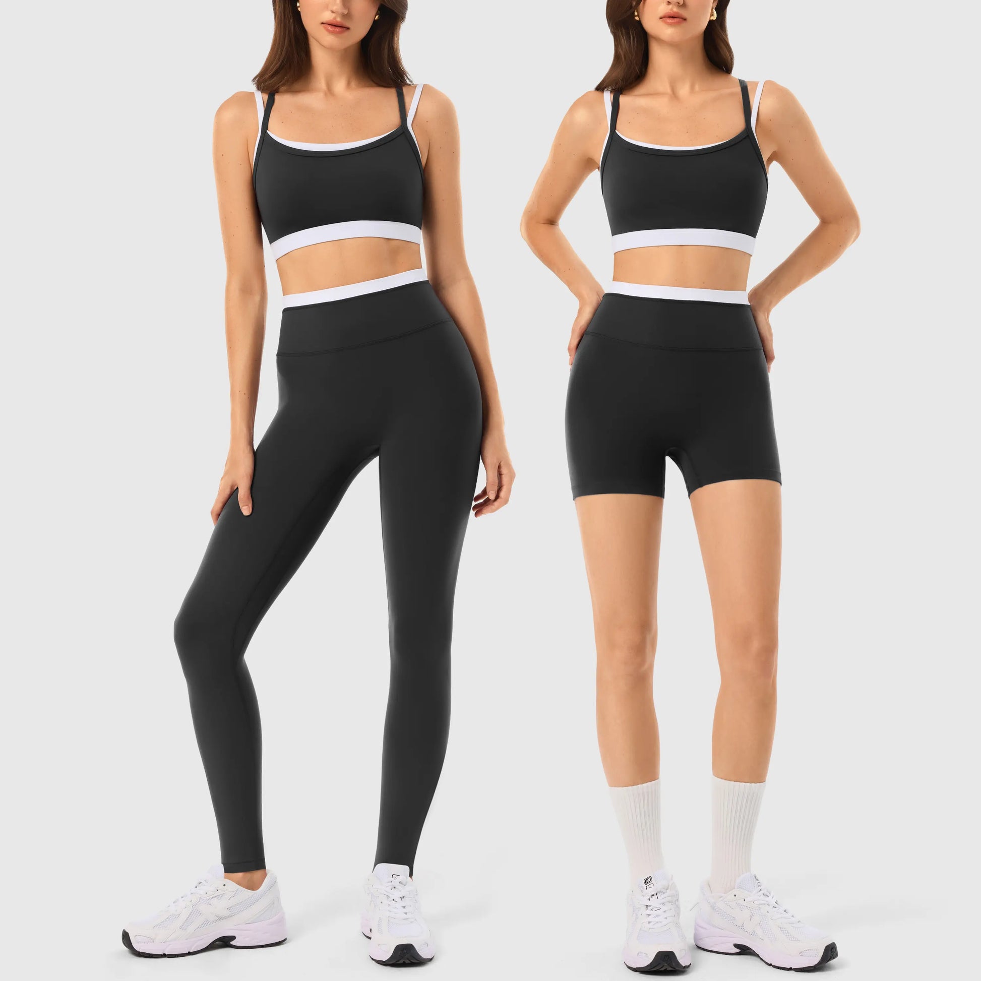 INNO MINT Women'S 2-Piece Matching Workout Set, Women'S Clothes with Seamless Yoga Leggings & Padded Sports Bra for Gym Athletic Use, Two Piece Sets