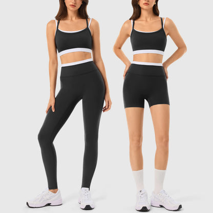 INNO MINT Women'S 2-Piece Matching Workout Set, Women'S Clothes with Seamless Yoga Leggings & Padded Sports Bra for Gym Athletic Use, Two Piece Sets