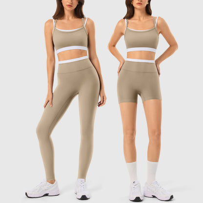 INNO MINT Women'S 2-Piece Matching Workout Set, Women'S Clothes with Seamless Yoga Leggings & Padded Sports Bra for Gym Athletic Use, Two Piece Sets