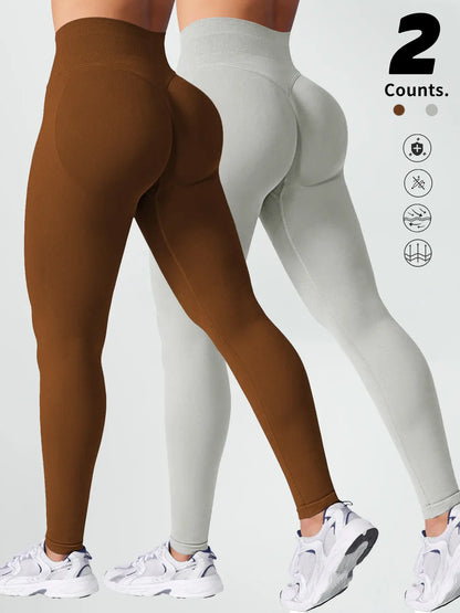 Women'S High-Waisted Gym Yoga Pants, Soft Breathable Sportswear, Ideal for Fitness & Daily Wear, Available in Leggings Activewear