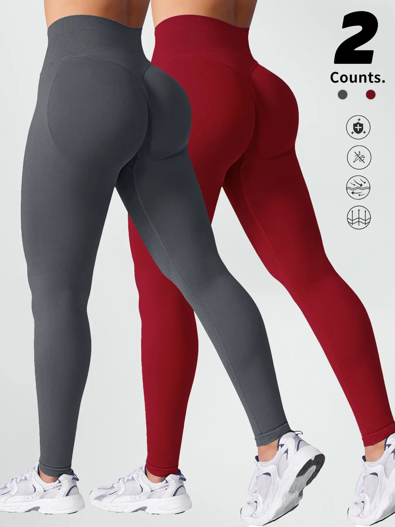 Women'S High-Waisted Gym Yoga Pants, Soft Breathable Sportswear, Ideal for Fitness & Daily Wear, Available in Leggings Activewear