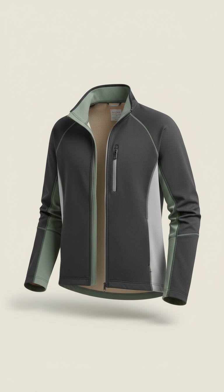 Performance Zip Jacket with Sculpted Cuffs