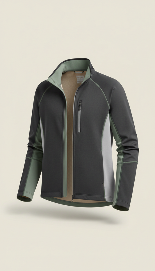Performance Zip Jacket with Sculpted Cuffs