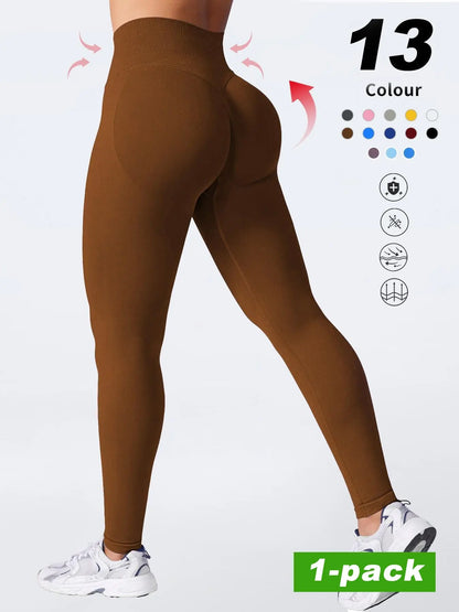 Women'S High-Waisted Gym Yoga Pants, Soft Breathable Sportswear, Ideal for Fitness & Daily Wear, Available in Leggings Activewear