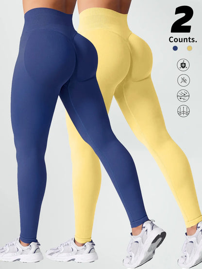 Women'S High-Waisted Gym Yoga Pants, Soft Breathable Sportswear, Ideal for Fitness & Daily Wear, Available in Leggings Activewear