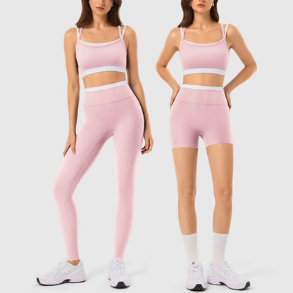 INNO MINT Women'S 2-Piece Matching Workout Set, Women'S Clothes with Seamless Yoga Leggings & Padded Sports Bra for Gym Athletic Use, Two Piece Sets